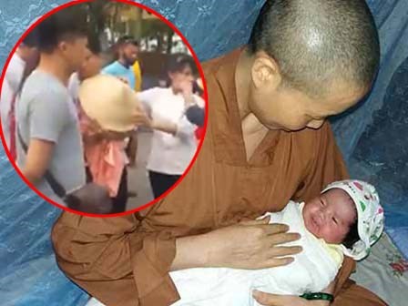 Bỏ rác vào thùng, công nhân hốt hoảng thấy tay bé sơ sinh 