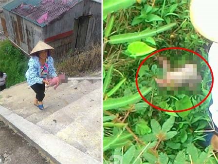 Sợ chồng đánh, mẹ nhẫn tâm bỏ con mới sinh bên vệ đường kiến bu đầy mình