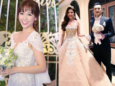 Những Bộ Váy Cưới Lộng Lẫy Nhất Của Sao Việt Năm 2016 | Tin Tức Online
