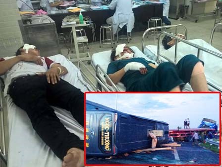 Lời kể của nạn nhân vụ tai nạn container va chạm xe khách: Hai cú tông diễn ra liên tiếp