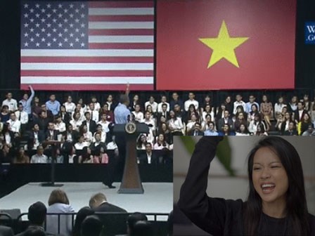 Rapper Suboi xuất hiện trong đoạn video tri ân Tổng thống Barack Obama của Nhà Trắng