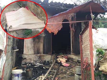 Nghi án dùng axít tấn công hàng xóm rồi về đốt nhà tự sát