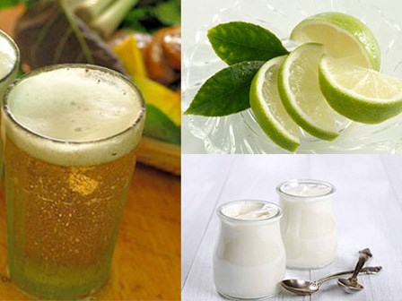 1 lon bia 3 cách làm trắng da và trị mụn cho làn da trắng sứ như Ngọc Trinh