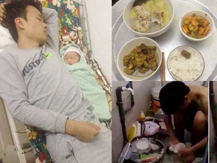 Vợ ở cữ khoe chồng vừa khéo chăm, vừa giỏi kiếm tiền khiến chị em phát ghen