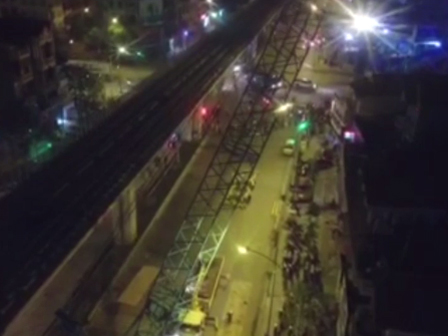 Kim tiêm vương vãi ở nhà ga đường sắt Cát Linh - Hà Đông-1