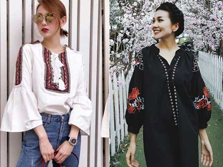 Váy áo thêu họa tiết: Những kiểu dáng đáng sắm nhất cho Xuân/Hè 2017