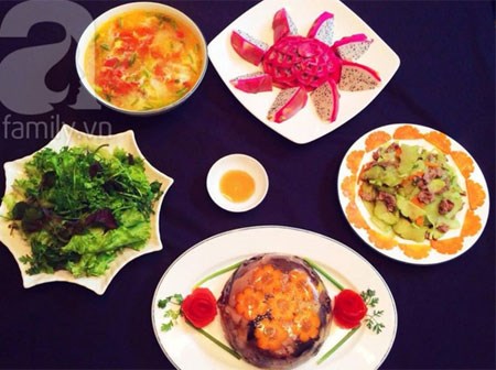 Thực đơn cơm tối đủ chất dễ làm cả nhà tấm tắc khen ngon
