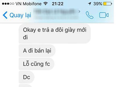 Chia tay, chàng trai đòi tiền, đòi luôn đôi giày đã tặng để “đi bán lại, lỗ cũng được!”