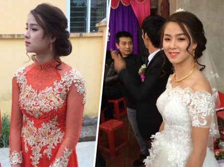 Rung động trước bức ảnh cô dâu khuyết tật phúc hậu, xinh xắn trong ngày cưới