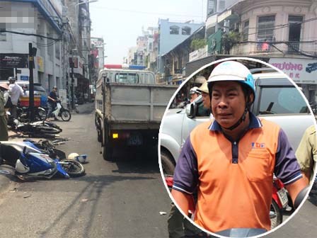 Nghi án kẻ cướp chạy ngược chiều gây tai nạn khiến 1 người nguy kịch