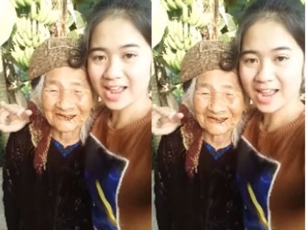 Video: Cụ bà cười móm mém mắng yêu cháu gái bằng giọng Nghệ An