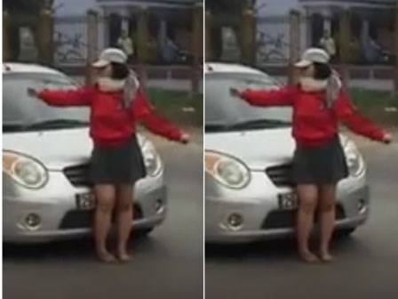 Vô duyên cớ, người phụ nữ chặn đầu 