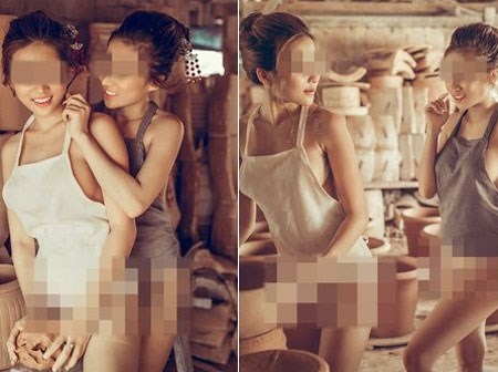 Bộ ảnh làm gốm dung tục bị dân mạng