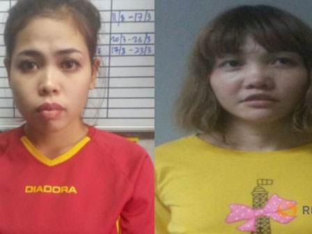 Hai nữ nghi phạm có thể đã tập tấn công Kim Chol ở Campuchia