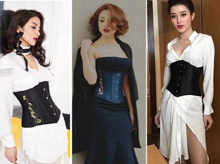 Trào lưu kết hợp corset khoe eo con kiến khiến phái đẹp