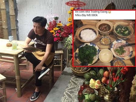 Quán cơm mới mở của danh hài Trường Giang đắt