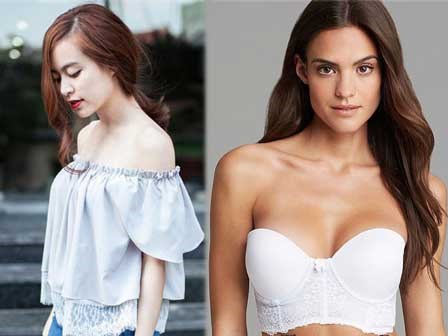 Khám phá bí mật khi Minh Hằng, Hoàng Thùy Linh mặc đồ trễ vai gợi cảm