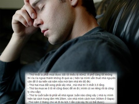 Cô gái Hà Nội đưa ra 5 điều kiện khiến người yêu tỉnh lẻ 