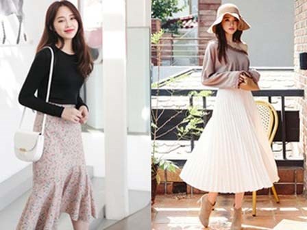 Những xu hướng chân váy siêu dịu dàng hot nhất năm nay cho các nàng tha hồ được điệu