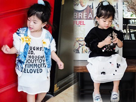 Bé Ella: cô nhóc 2 tuổi với phong cách