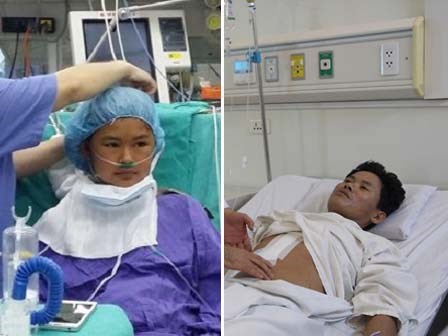 Trong giây phút cận kề “cửa tử”, người cha hiến một phần cơ thể để giữ lại sự sống cho con