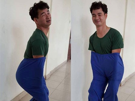 Chết cười clip Xuân Bắc bị đồng nghiệp nữ trêu chọc
