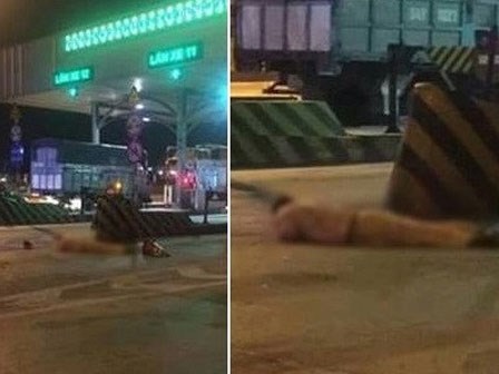 Video: Tài xế xe tải tông chết CSGT rồi nhảy xuống sông trốn thoát
