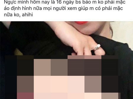 Cho bạn gái 60 triệu đồng đi sửa vòng 1, chàng trai nhận kết đắng