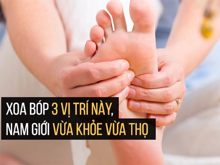 Xoa bóp 3 điểm quan trọng nhất trên cơ thể này sẽ giúp nam giới khỏe mạnh, trường thọ hơn