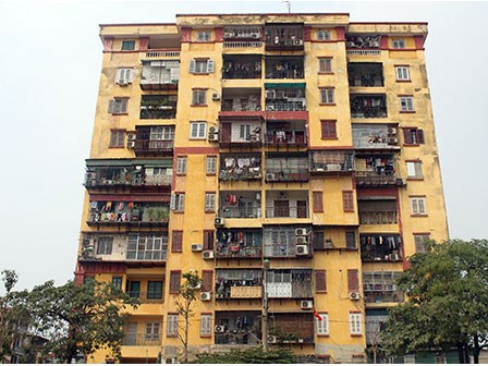 Tận thấy những khu chung cư mới “đeo balo” ở Hà Nội