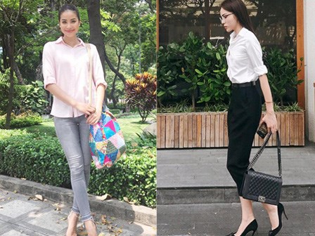 Hóa ra nghỉ lễ là dịp để các nàng Hậu khoe street style giản dị 