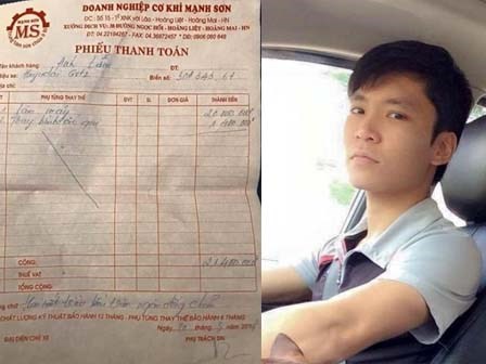 Bị gara Mạnh Sơn dọa kiện, tài xế chưng nhiều bằng chứng “chặt chém”