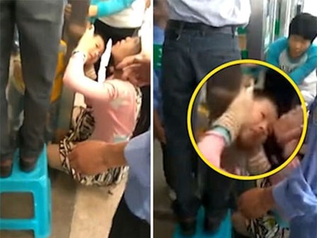 Nghịch ngợm quá đà, cậu bé bị kẹt đầu vào khe cửa bệnh viện