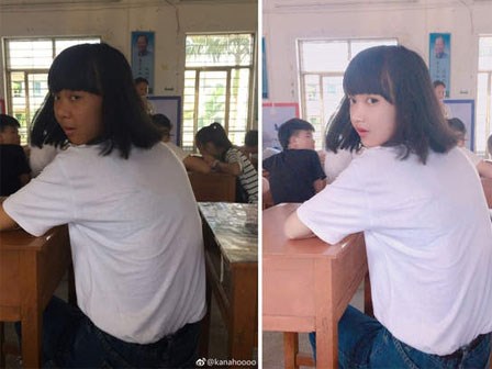 Loạt ảnh trước và sau khi photoshop của con gái 