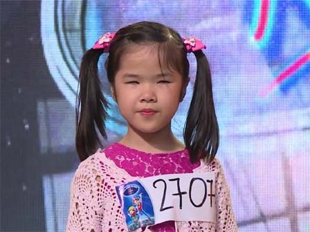 Cô bé khiếm thị lay động hàng triệu khán giả truyền hình