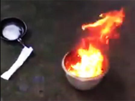 Nước giếng ở Đồng Nai bốc cháy ngùn ngụt