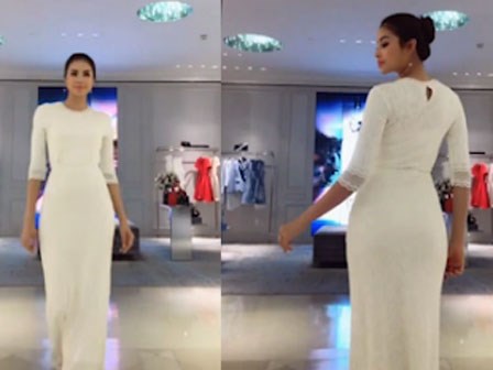 Phạm Hương gây thương nhớ chỉ với 15 giây catwalk