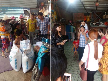 CLIP: Rụng tim” với chú chó xoáy Phú Quốc thay chủ tật nguyền xếp hàng nhận gạo-8