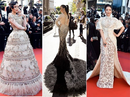 Đếm tiền tấn Lý Nhã Kỳ đã chi cho 5 ngày thả dáng trên thảm đỏ Cannes 2017