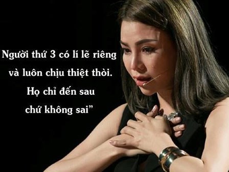 Trà Ngọc Hằng tâm sự nỗi lòng của người thứ 3: 'Họ chỉ đến sau chứ không sai'