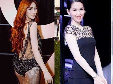 Liên tục bị tố mặc váy nhái, hai người đẹp Việt vẫn thản nhiên như không