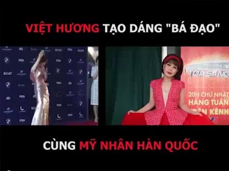 Việt Hương tạo dáng bá đạo theo xu hướng mỹ nhân Hàn Quốc