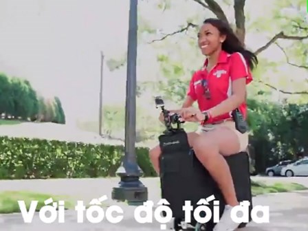 Vali có thể chạy như xe
