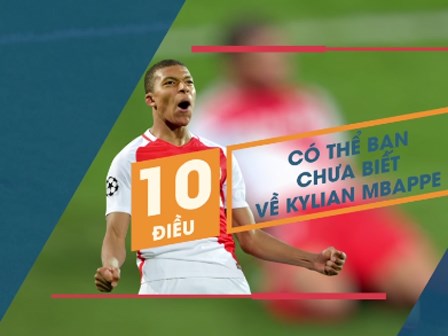 10 điều thú vị về thần đồng mới Kylian Mbappe