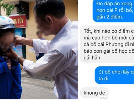 Nghìn like cho ông bố quyết mở tiệc mời cả xóm nếu con gái đạt điểm thi cao hơn con ông bạn