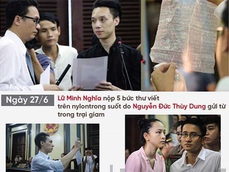 [Infographic] Vụ Phương Nga: Đường đi kỳ bí từ trại giam của bức thư nylon trong suốt