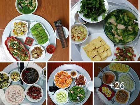 Mẹ U41 ở cữ vẫn ngày làm 2 bữa làm cơm thịnh soạn đãi chồng con chẳng cần giúp việc