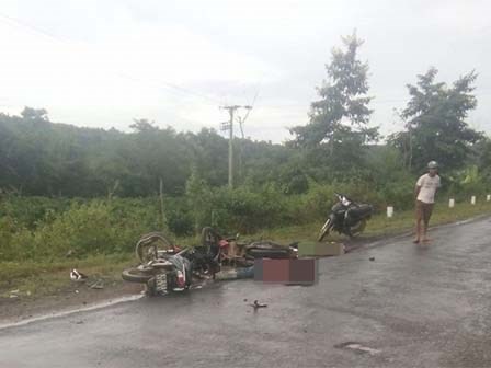 Đi thi bằng lái xe về, bị tông trực diện, cả 2 chủ xe tử vong