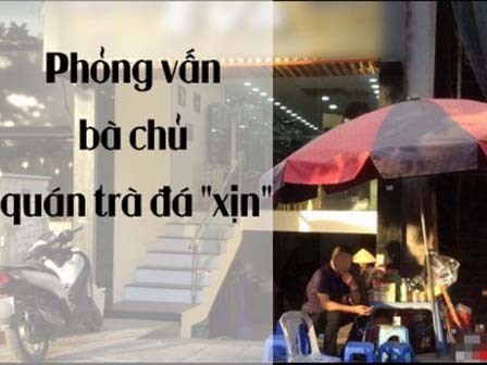 Bà chủ quán trà đá thẫn thờ vì quán bị đóng cửa sau clip vu khống