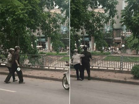 Xôn xao đoạn clip ghi cảnh tự quản ném cân của người phụ nữ bán hàng rong xuống sông